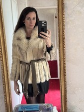 White Mink Fur And Fox Fur