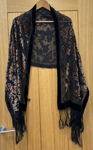 Black rose gold - rose, burnout