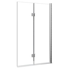 Nexa By Merlyn 6mm Double Folding Adjustable Bath Screen - 1500 x 1100mm