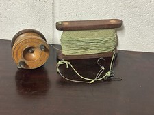 Vintage Wooden Fishing Reel