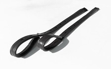 Black/ Brown Leather  T-Bar