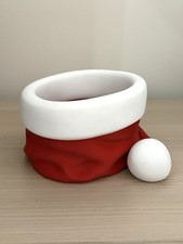 Santa Hat Christmas Candy Bowl