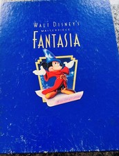 Disney Fantasia Deluxe Collector’s Edition VHS & CD Box Set 1991 COA
