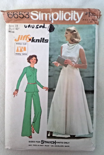 Simplicity 6653 easy knits - easy,