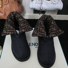 FENDI QUILTED BOOTS GENUINE