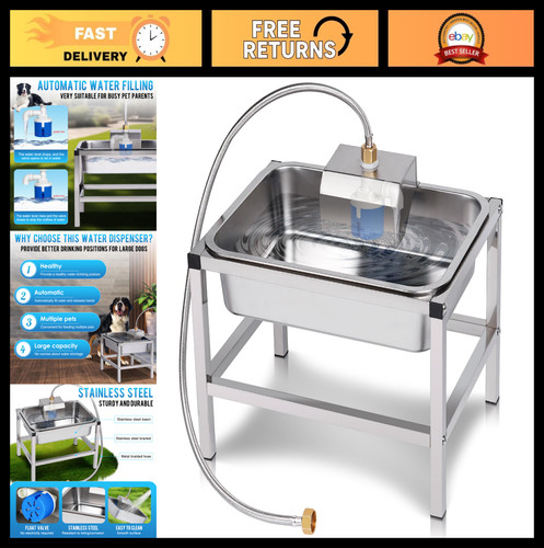 Automatic 3gal dog water bowl - water,