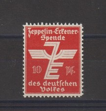 German Poster Stamp Zeppelin