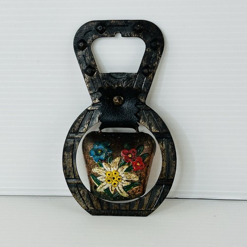 Vintage horseshoe bell - bell, wall