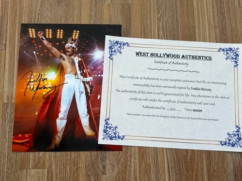 Freddie mercury autographed - freddie,