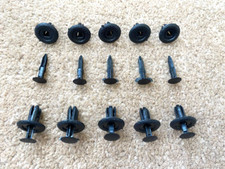MG INTERIOR PANEL FASCIA COVER TRIM CLIPS 10x