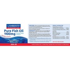 Lamberts Pure Fish Oil 1100mg