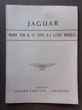 JAGUAR E TYPE & MARK 10 TEN