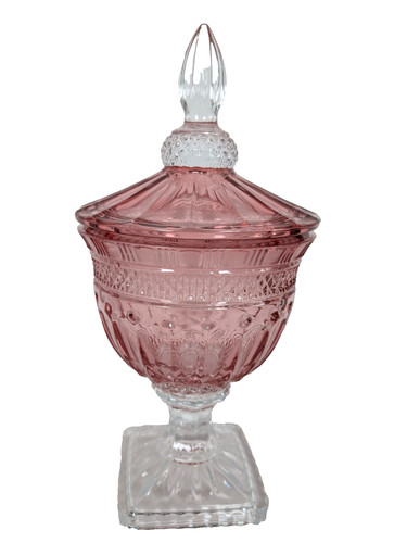 Vintage pink lidded bon - bon,