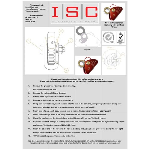 Isc rope grab service - isc,
