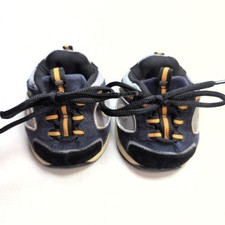 Build-A-Bear Navy & Orange Trainers Lace Up Shoes