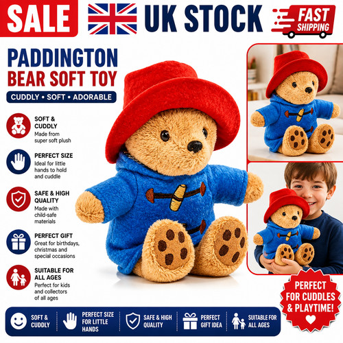 Classic paddington bear - paddington, 12cm