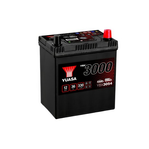Yuasa car battery ybx3054 12v - battery,