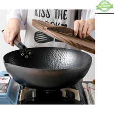 32cm Pure Cast Iron Wok