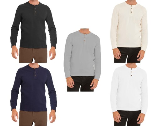 Mens cotton grandad neck - cotton,