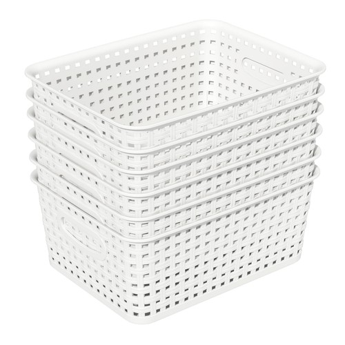 Farmoon white plastic - white, weave