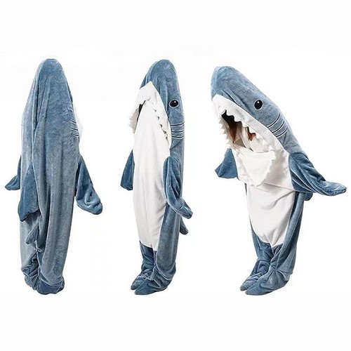 Shark blanket adult cartoon - shark,