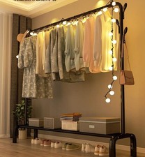 Heavy Duty Metal Clothes Rail Storage Garment Hanging Display Stand Coat Hanger