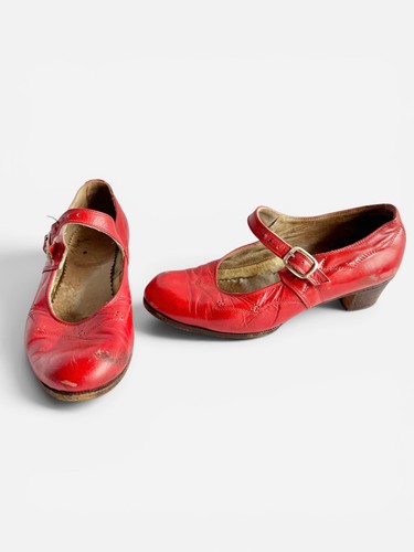 Hungarian red leather folk - hungarian,