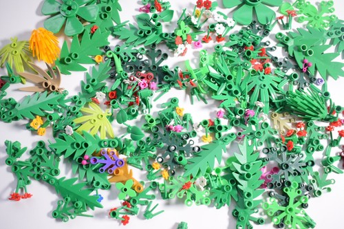 Lego 25x random plants flowers - lego,