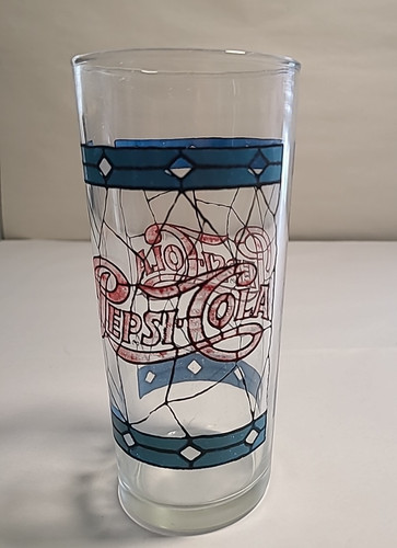 Pepsi cola glass - pepsi,