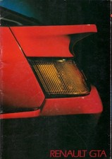 Renault Alpine GTA 1986-88 UK