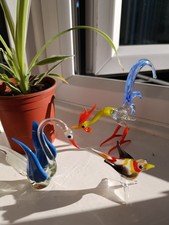 Handcrafted Mini Glass Birds