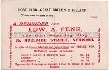 NORWICH 1910's - Edw. A. Fenn