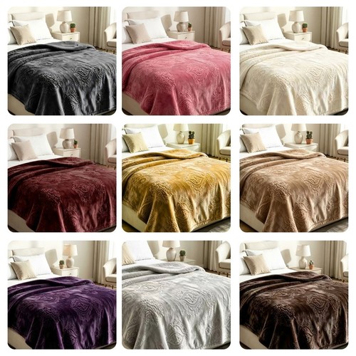 Double size damask throw - double,