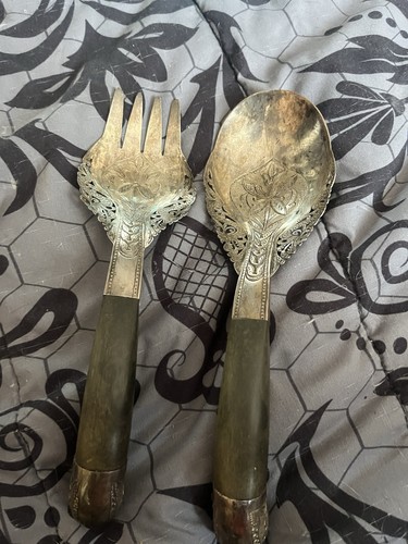 Vintage silver filigree salad - vintage,