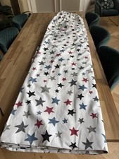 HUGE Pair Of Kids Blackout Lined Star Curtains EACH Curtain 460cm W X 205cm Drop