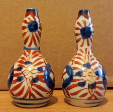 Pair vintage japanese imari - pair,