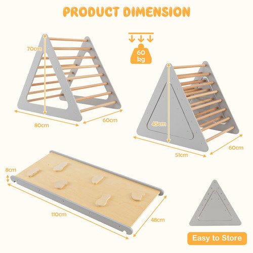 Set wooden climber - set,