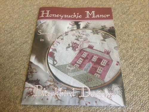 Honeysuckle manor cross stitch - manor,