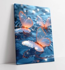 TRANSPARENT BLUE BUTTERFLIES