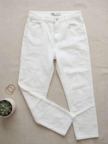 Zara ladies white stretch - ladies,