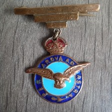 RAF Enamel Sweetheart Pin Badge / Brooch