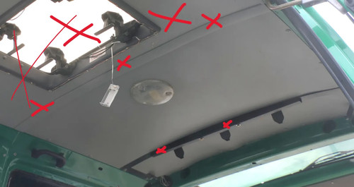 Headliner interior - t4, headliner,