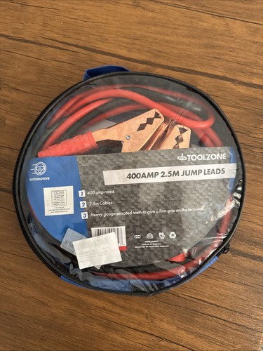 Toolzone 400amp heavy - 400amp, 2.5m