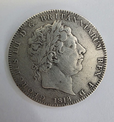 1818 king george iii silver - king,