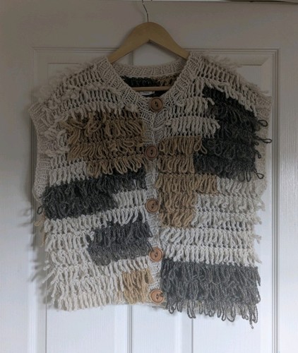 Pure sheep wool - pure, sleeveless