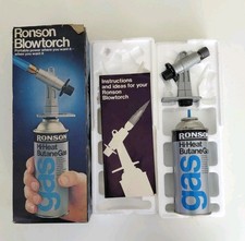 Ronson Blowtorch Butane Vintage 1981 (Used)