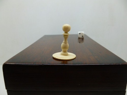 Bone chess pawn - chess, antique