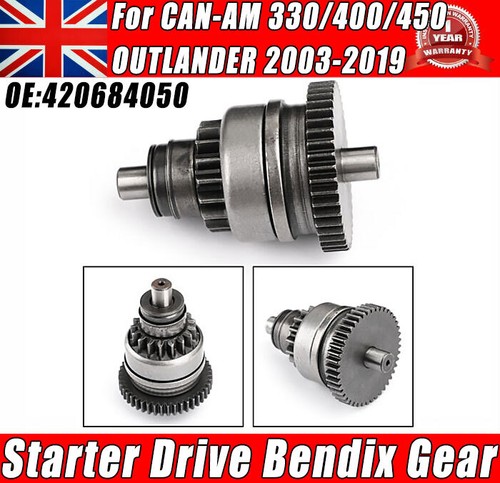 Starter drive bendix gear - starter,