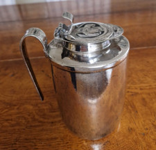 London Hilton Hotel Silver Plate Insulated Coffee Pot MCM Vintage Hot Water Jug