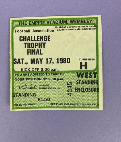 Dagenham mossley utd ticket - mossley,